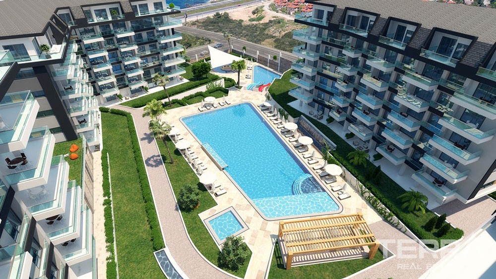 Luxury sea view apartments in Alanya, Kargicak - 6201