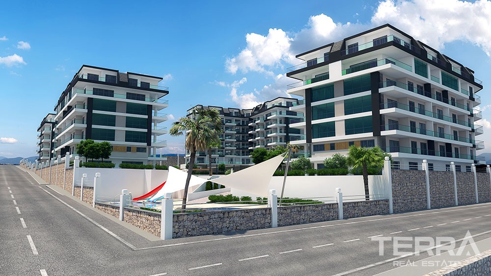 Luxury sea view apartments in Alanya, Kargicak - 6203