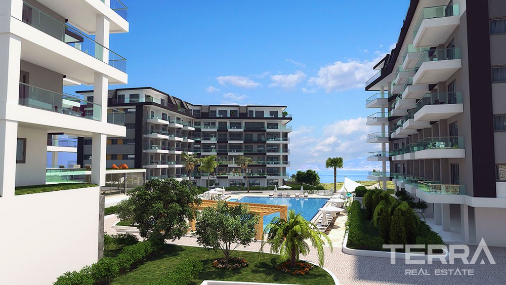 Luxury sea view apartments in Alanya, Kargicak - 6204