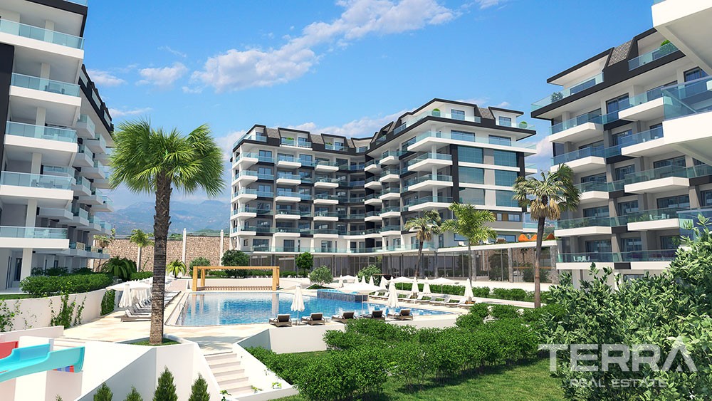 Luxury sea view apartments in Alanya, Kargicak - 6209