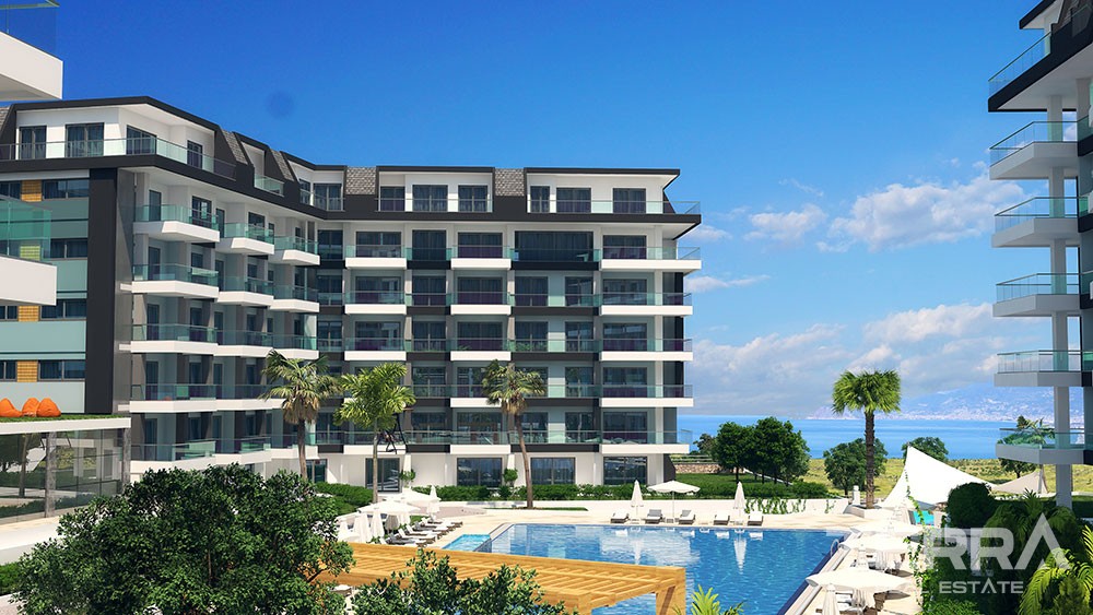 Luxury sea view apartments in Alanya, Kargicak - 6214