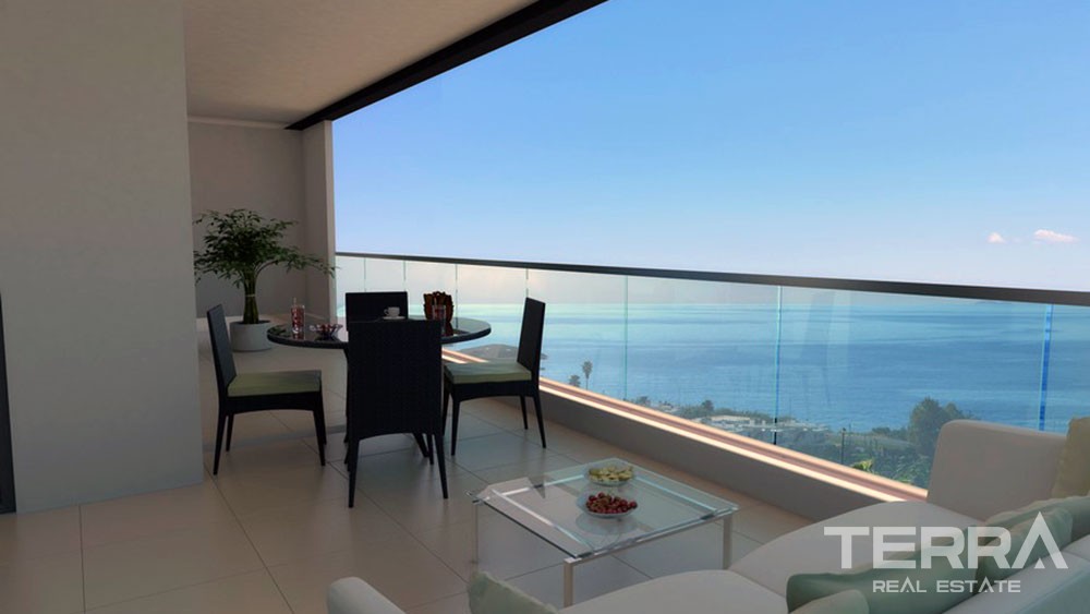 Luxury sea view apartments in Alanya, Kargicak - 6216