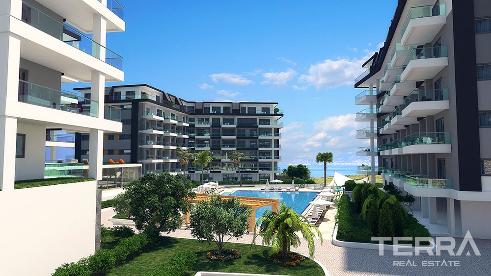 Luxury sea view apartments in Alanya, Kargicak - 6221
