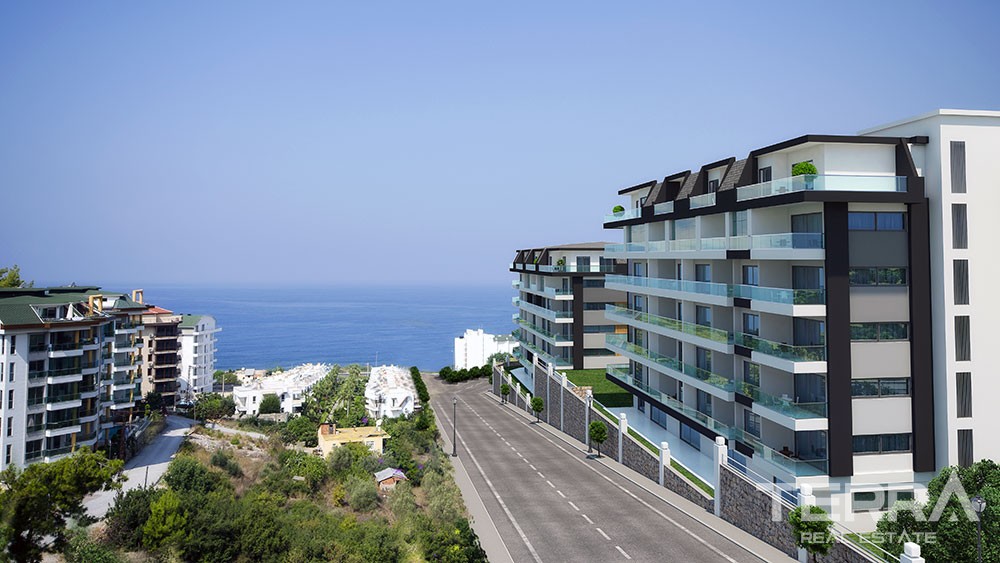 Luxury sea view apartments in Alanya, Kargicak - 6224