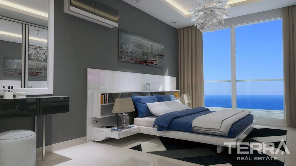 Luxury sea view apartments in Alanya, Kargicak - 6225