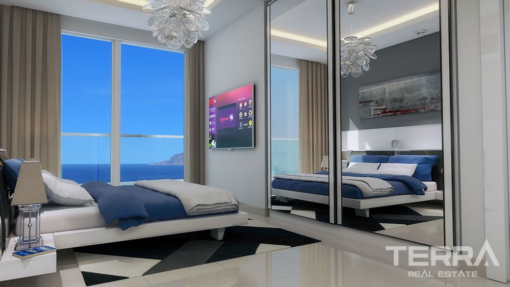 Luxury sea view apartments in Alanya, Kargicak - 6229