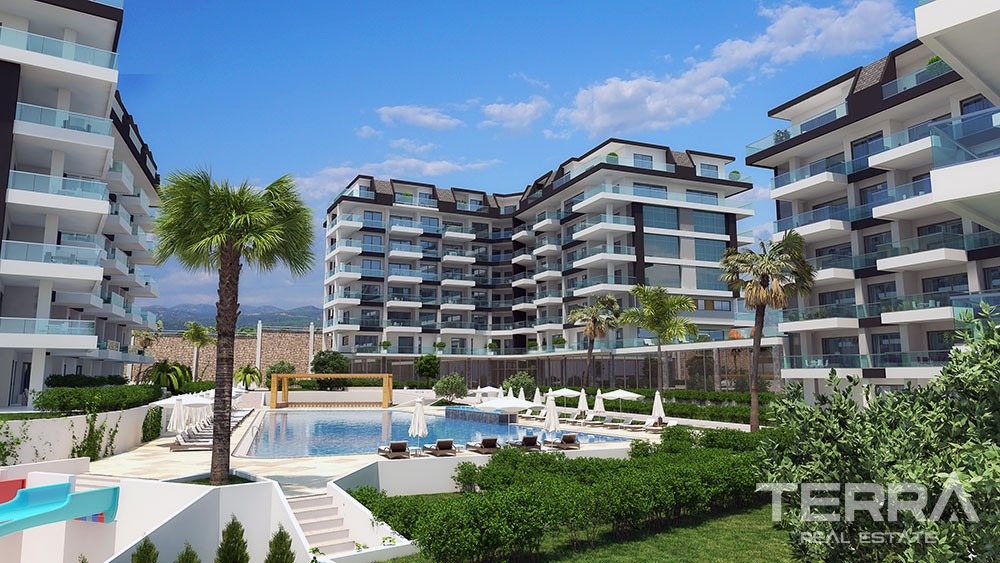 Luxury sea view apartments in Alanya, Kargicak - 6231