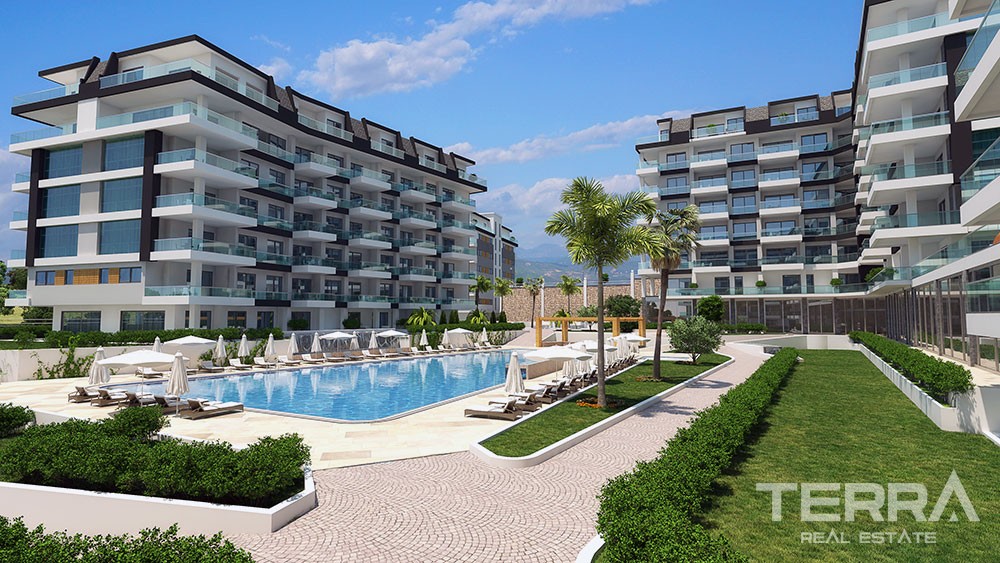 Luxury sea view apartments in Alanya, Kargicak - 6232