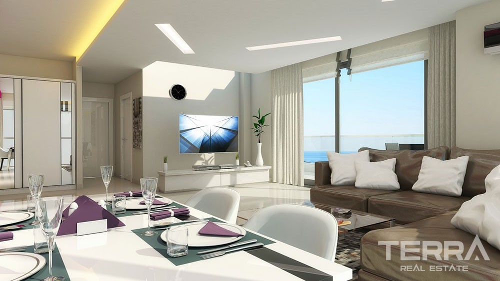 Luxury sea view apartments in Alanya, Kargicak - 6236