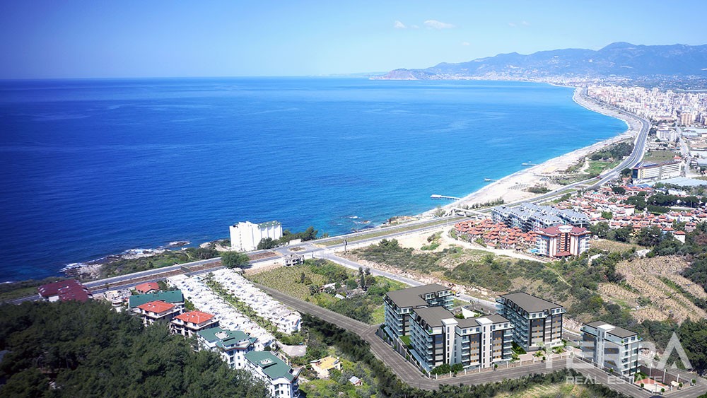 Luxury sea view apartments in Alanya, Kargicak - 6244