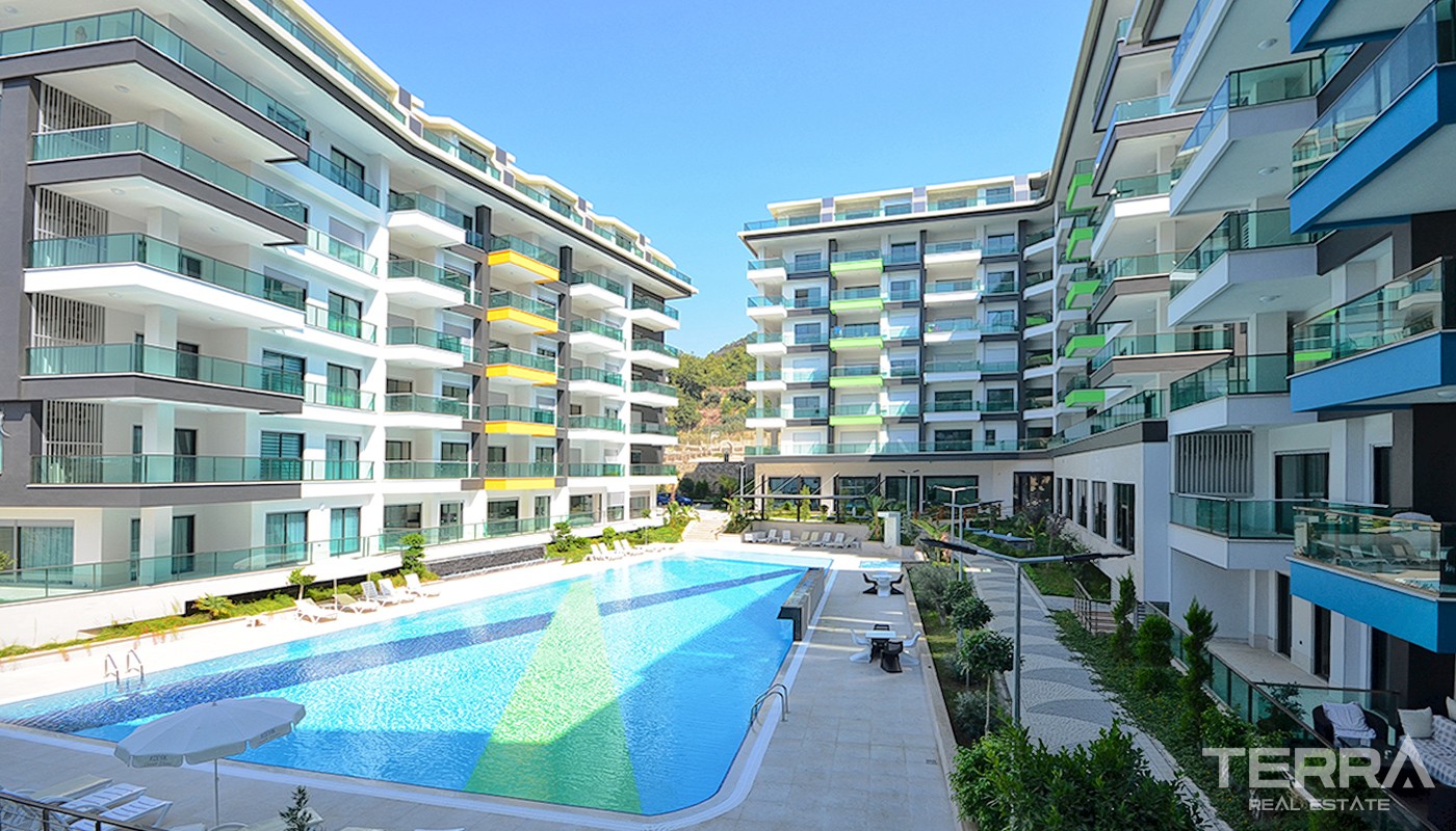 Luxury sea view apartments in Alanya, Kargicak - 15176