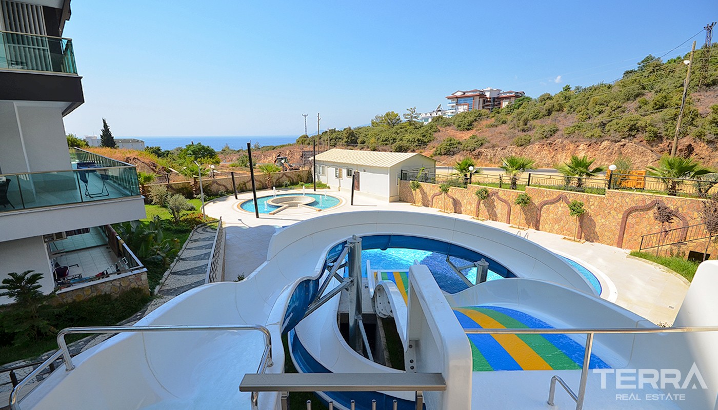 Luxury sea view apartments in Alanya, Kargicak - 15179