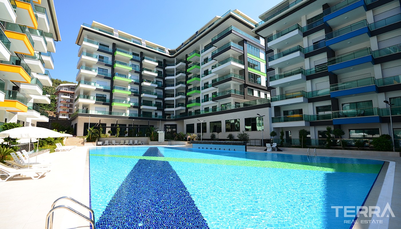 Luxury sea view apartments in Alanya, Kargicak - 15180