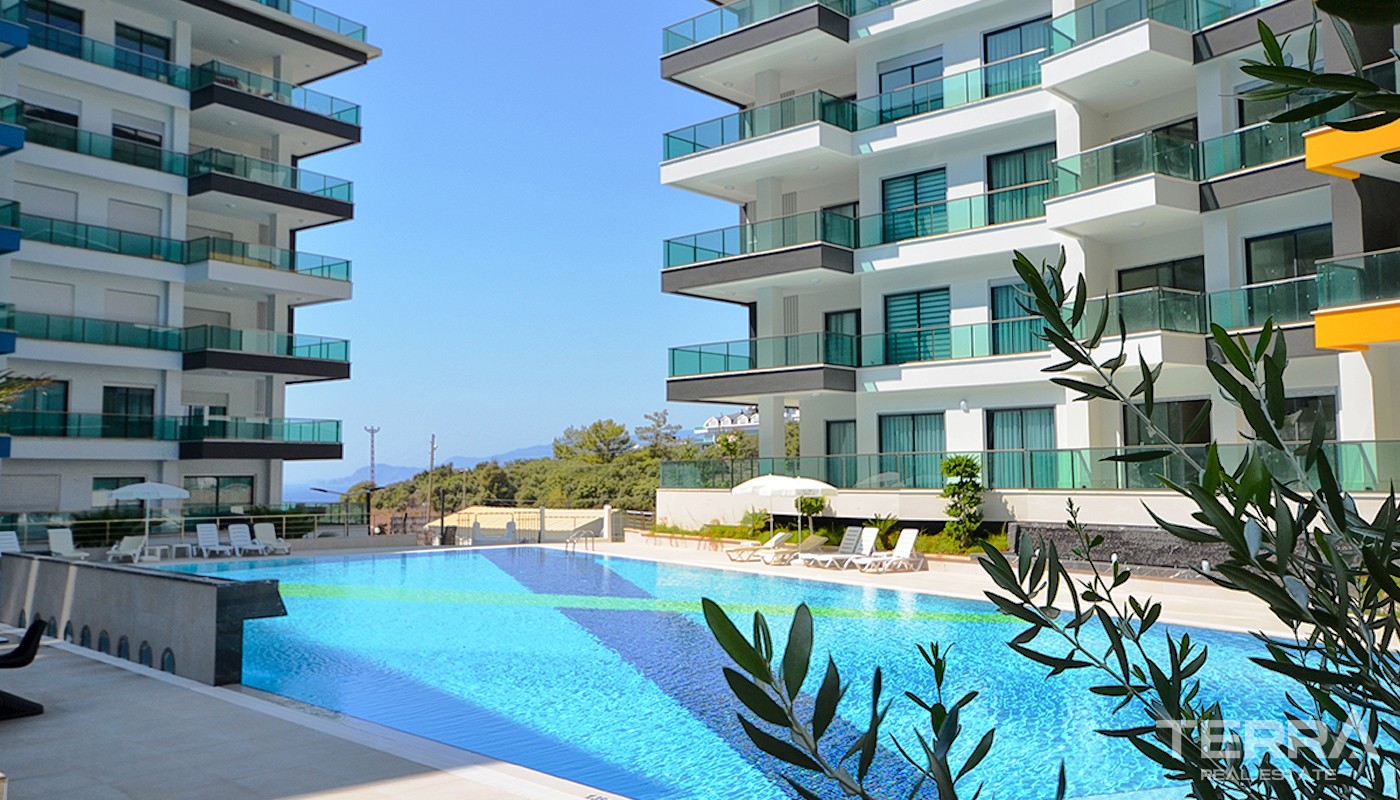Luxury sea view apartments in Alanya, Kargicak - 15181