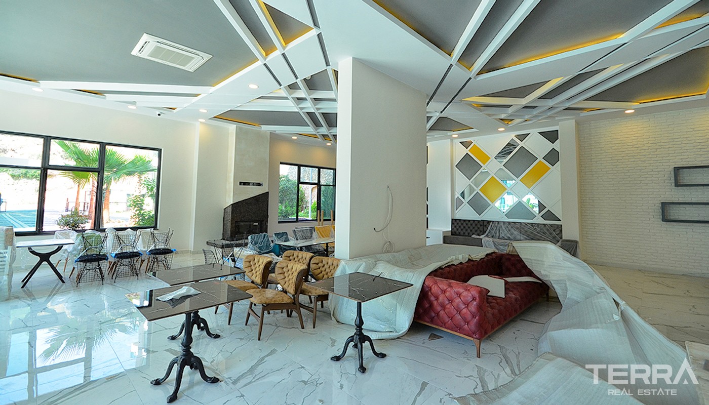 Luxury sea view apartments in Alanya, Kargicak - 15188