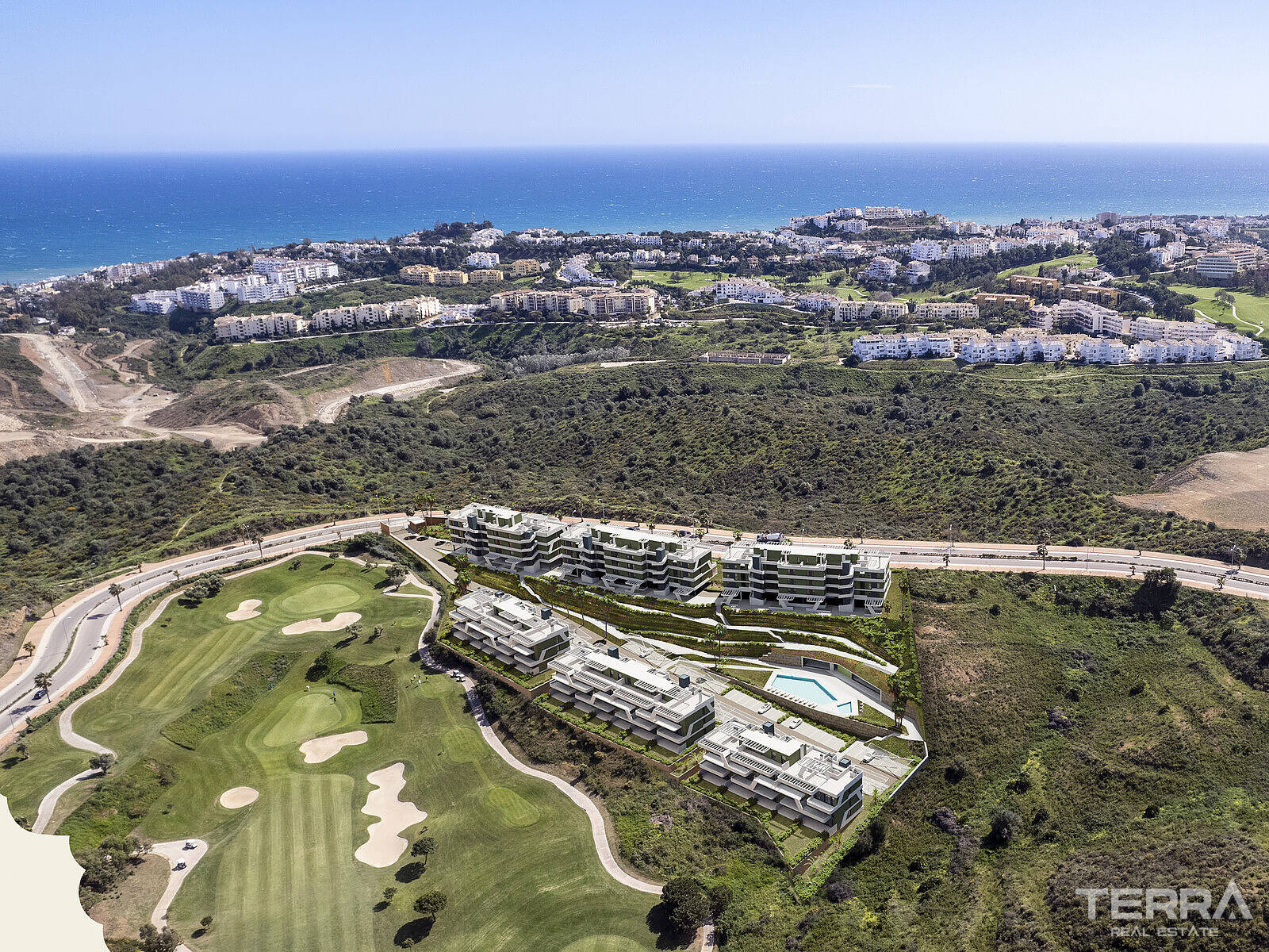Leiligheter med havutsikt til salgs i Mijas på Costa del Sol, Spania - 113855