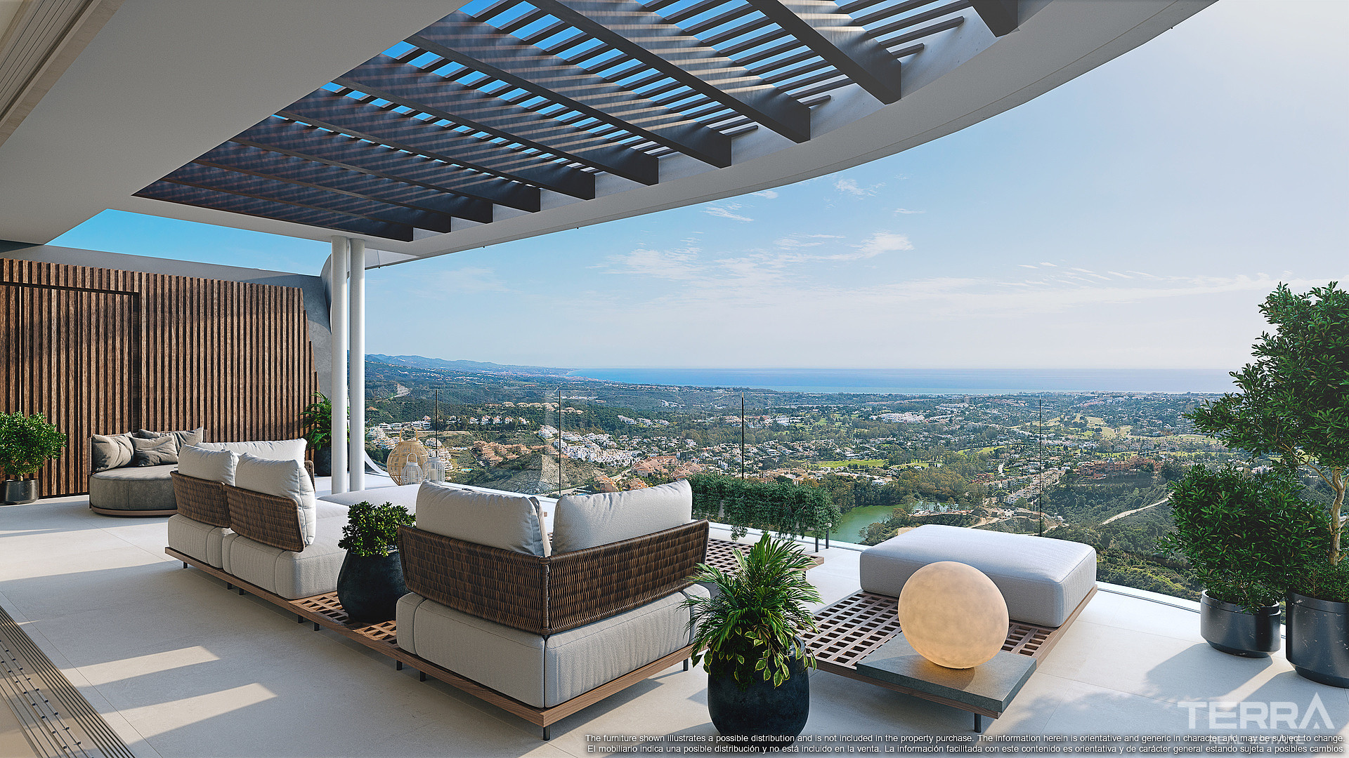 Málaga, Benahavis, Country Club'ta Satılık Göl Manzaralı Daireler