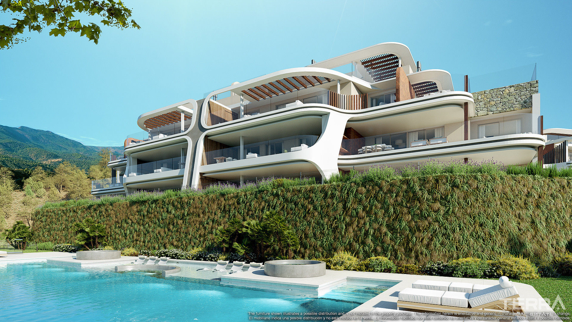 Málaga, Benahavis, Country Club'ta Satılık Göl Manzaralı Daireler - 113952