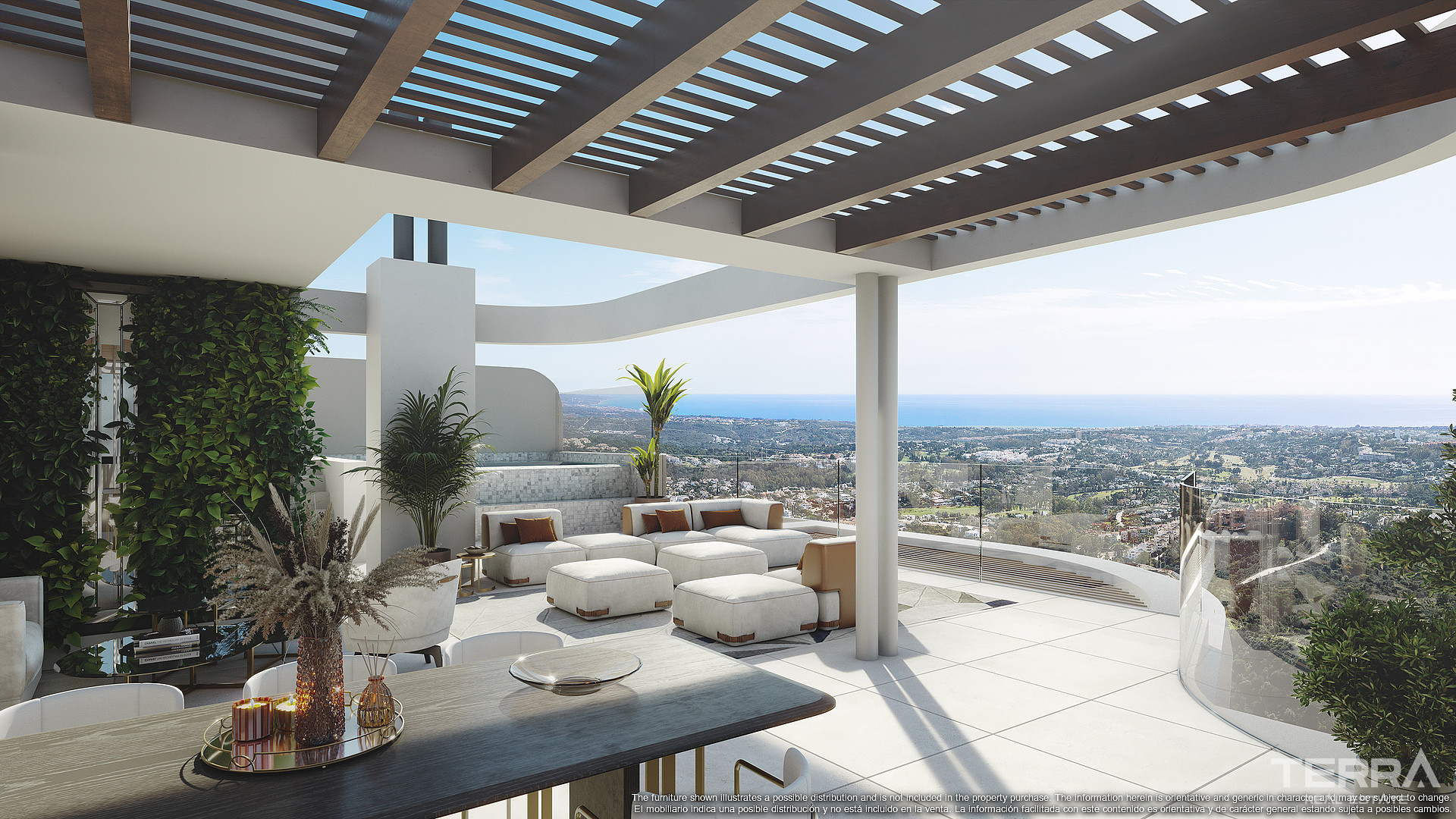 Málaga, Benahavis, Country Club'ta Satılık Göl Manzaralı Daireler - 113955