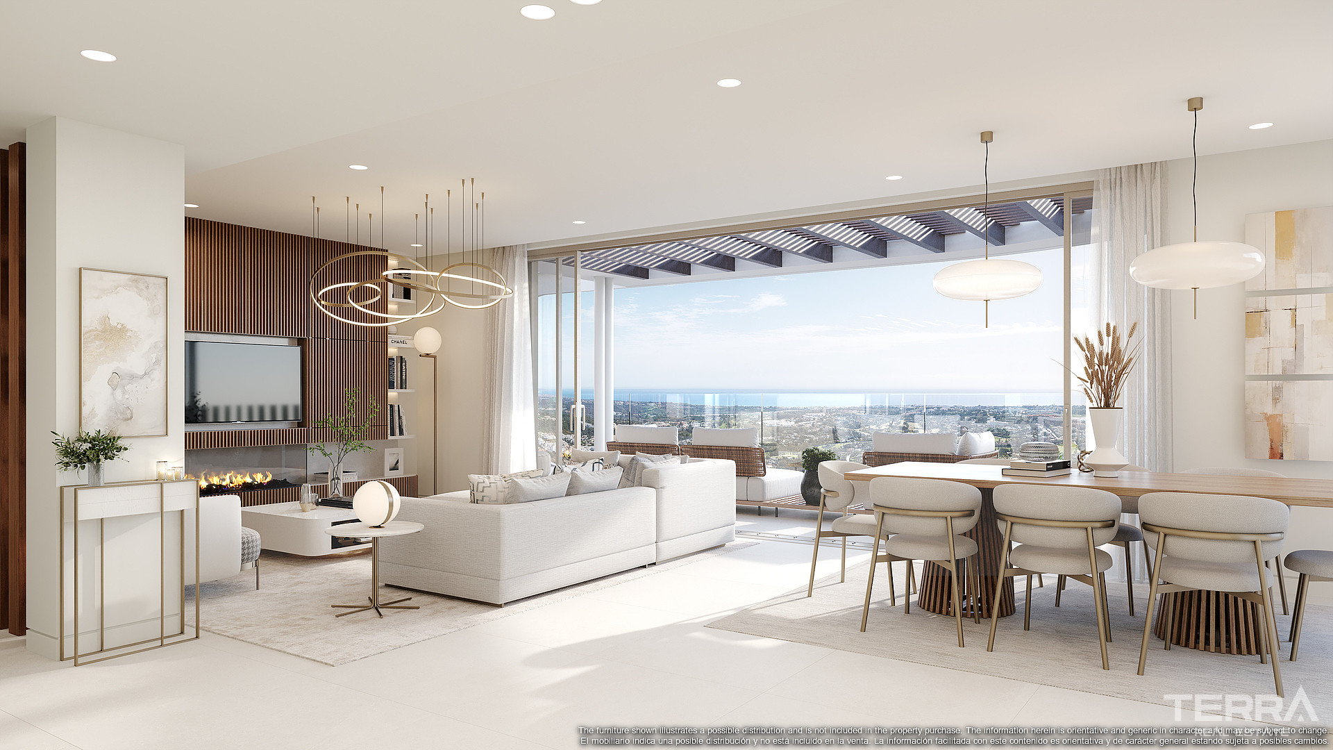 Málaga, Benahavis, Country Club'ta Satılık Göl Manzaralı Daireler - 113956