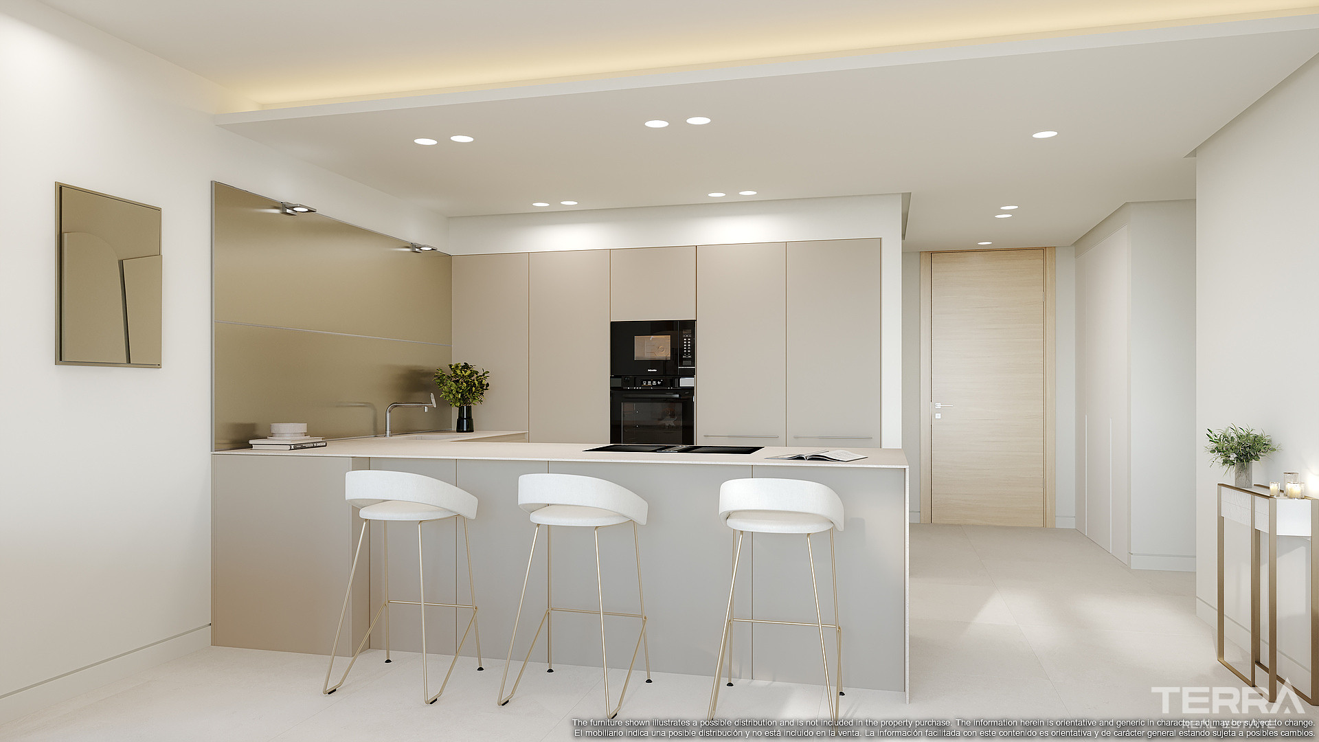 Málaga, Benahavis, Country Club'ta Satılık Göl Manzaralı Daireler - 113958