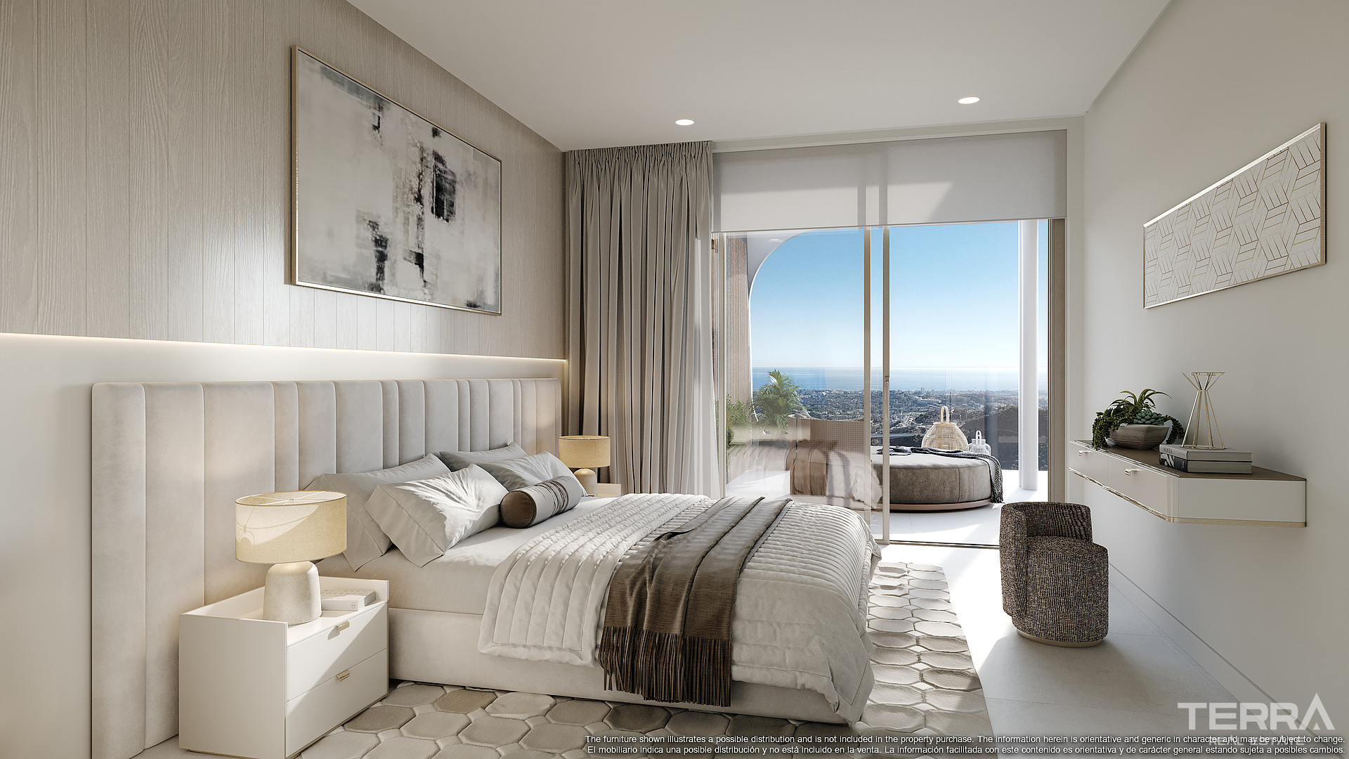 Málaga, Benahavis, Country Club'ta Satılık Göl Manzaralı Daireler - 113960