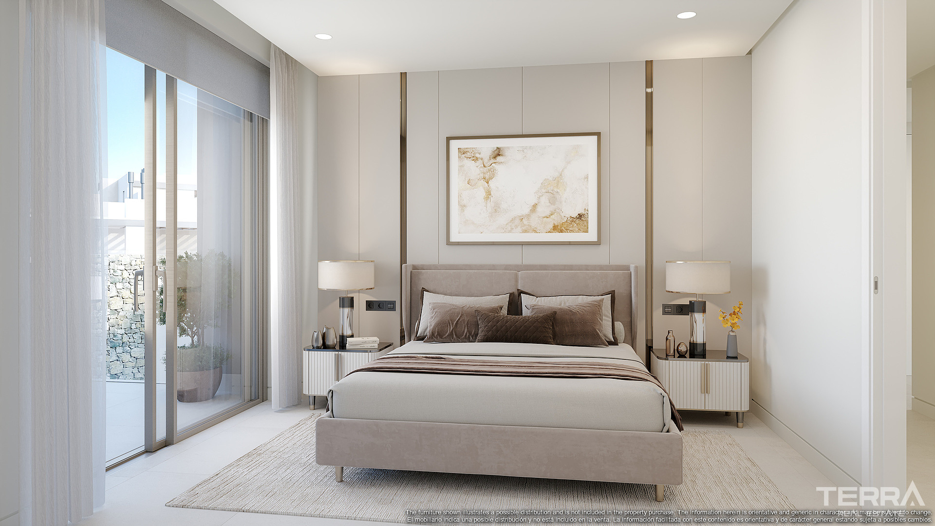 Málaga, Benahavis, Country Club'ta Satılık Göl Manzaralı Daireler - 113962