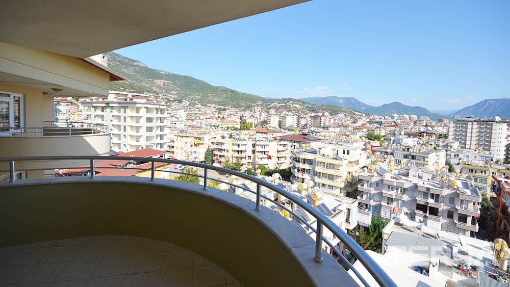 Large penthouse apartments in Alanya City with castle and sea view - 6294
