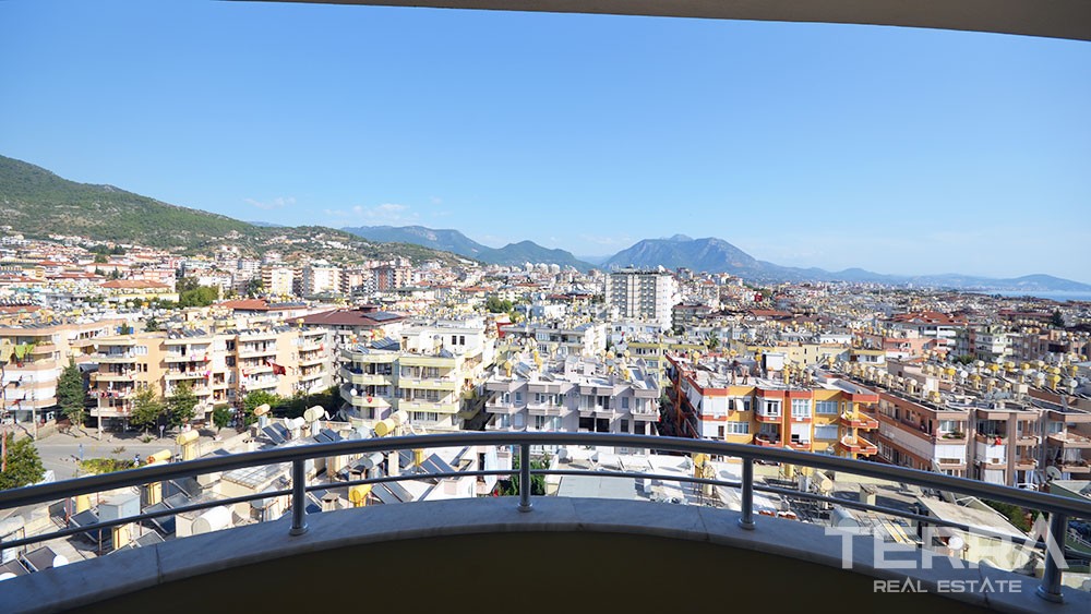 Large penthouse apartments in Alanya City with castle and sea view - 6295