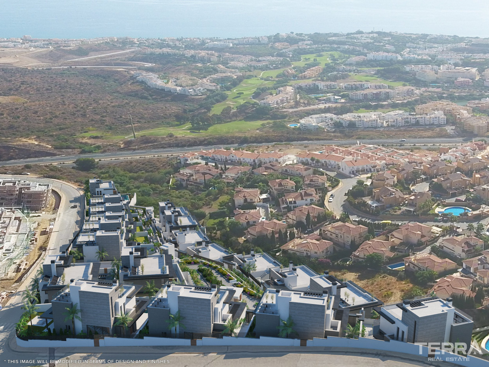Villen zum Verkauf nahe Golfplatz in Mijas, Málaga, Spanien - 114113