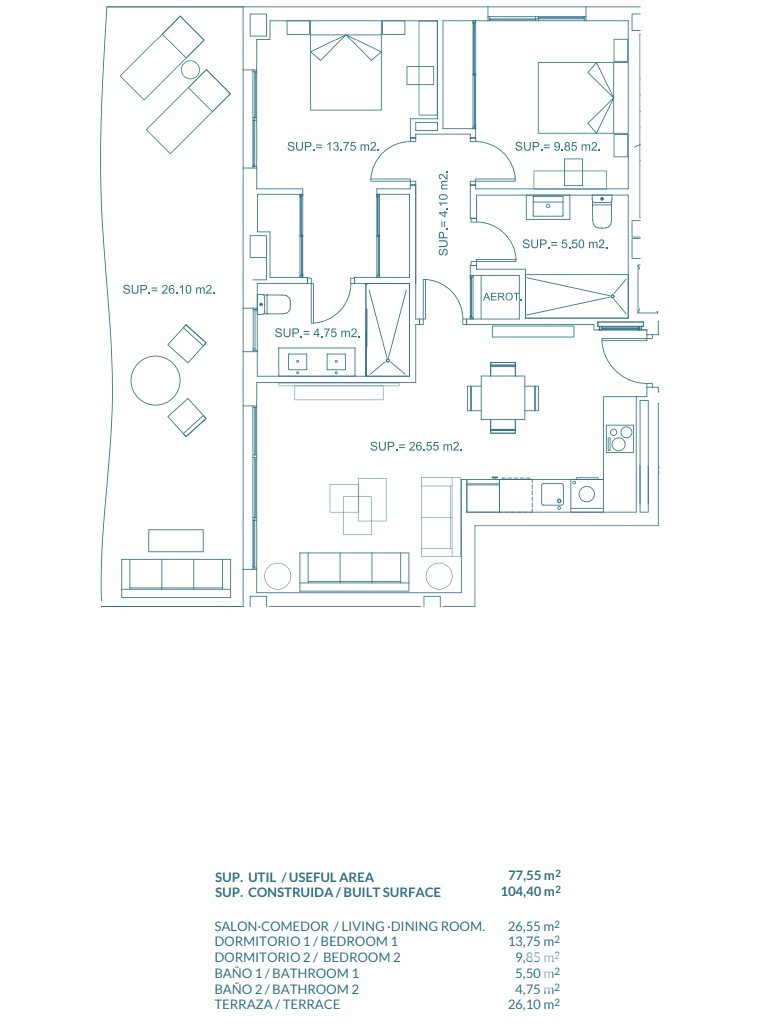 Apartments for Sale Near the Golf Course in Mijas, Malaga, Spain - 114170