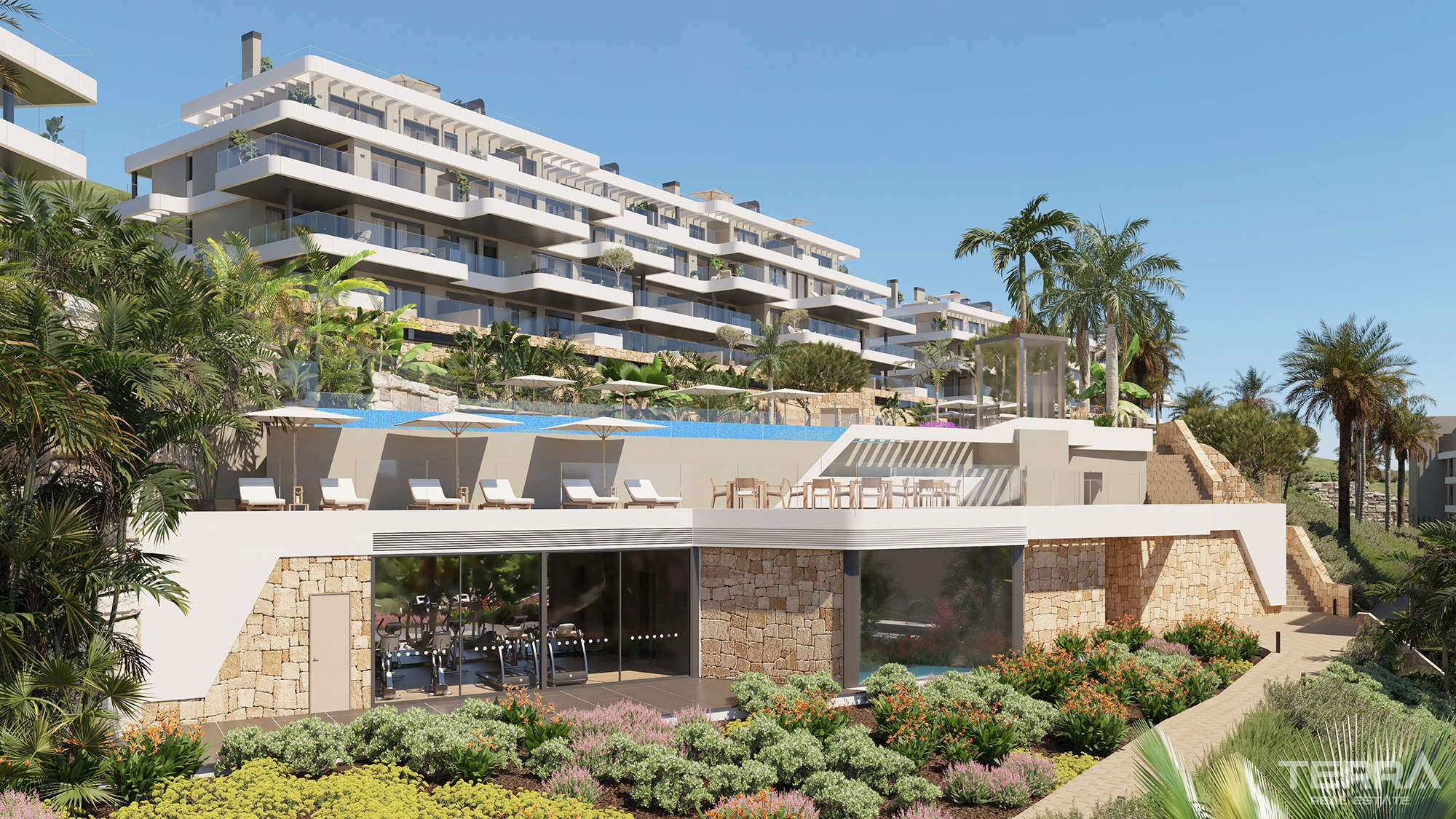 Golf-näköala-asunnot myynnissä La Cala de Mijasissa, Espanjassa - 114252