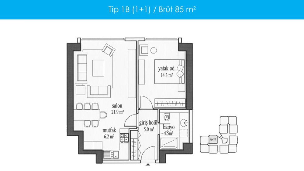 Istanbul Apartments for sale in Maslak - 6352
