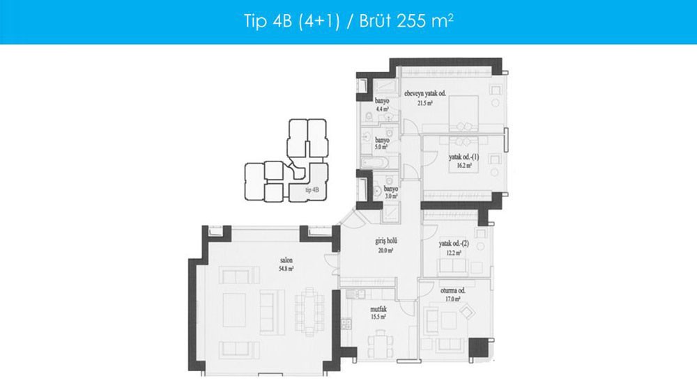 Istanbul Apartments for sale in Maslak - 6359
