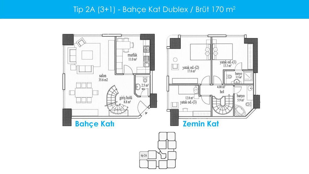 Istanbul Apartments for sale in Maslak - 6360