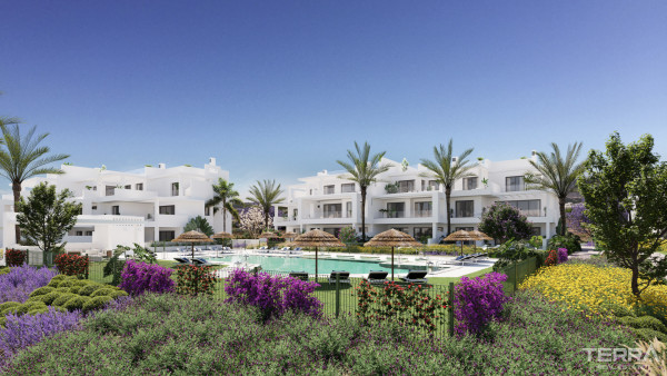 Strandnahe Wohnungen zum Kauf in La Gaspara, Estepona, Málaga, Spanien