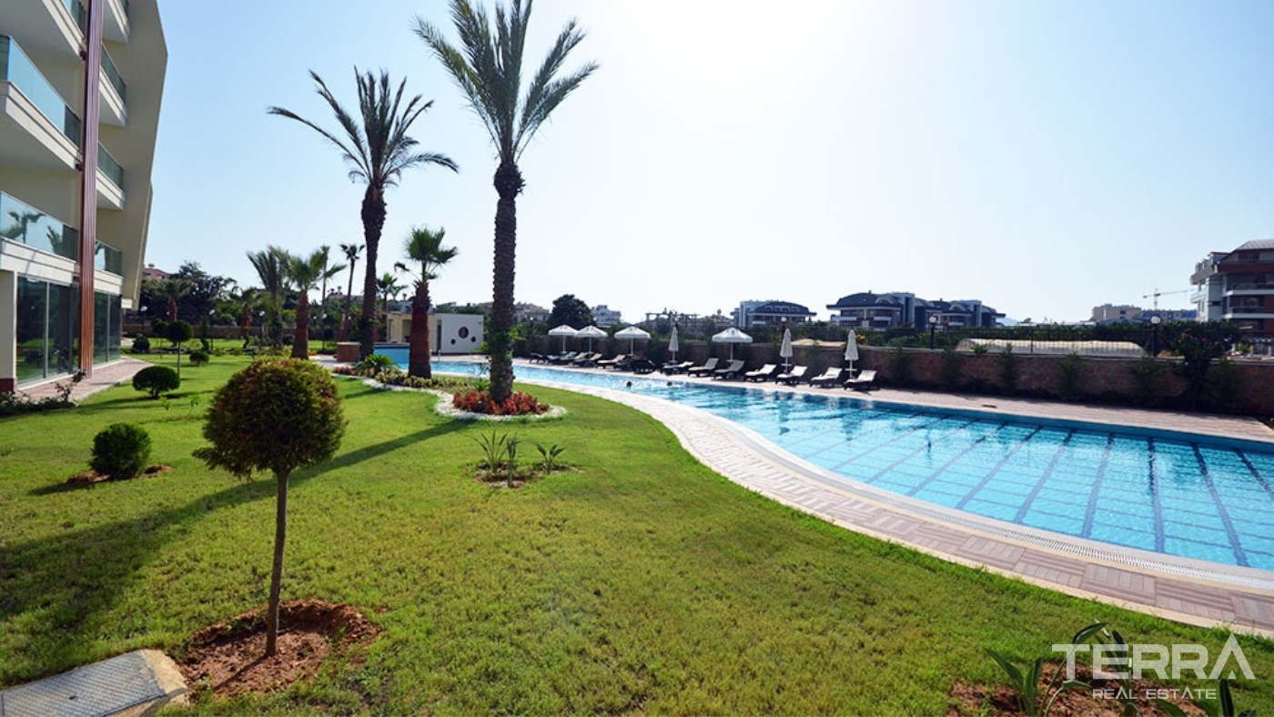 Møbleret lejlighed til salg i Flower Garden 3, Oba, Alanya, Tyrkiet - 114506