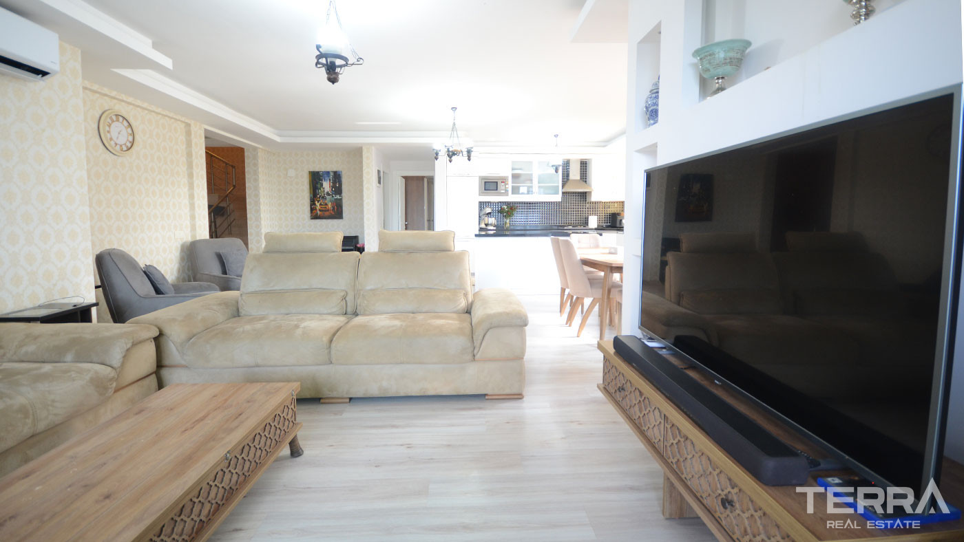 Møbleret lejlighed til salg i Flower Garden 3, Oba, Alanya, Tyrkiet - 114538