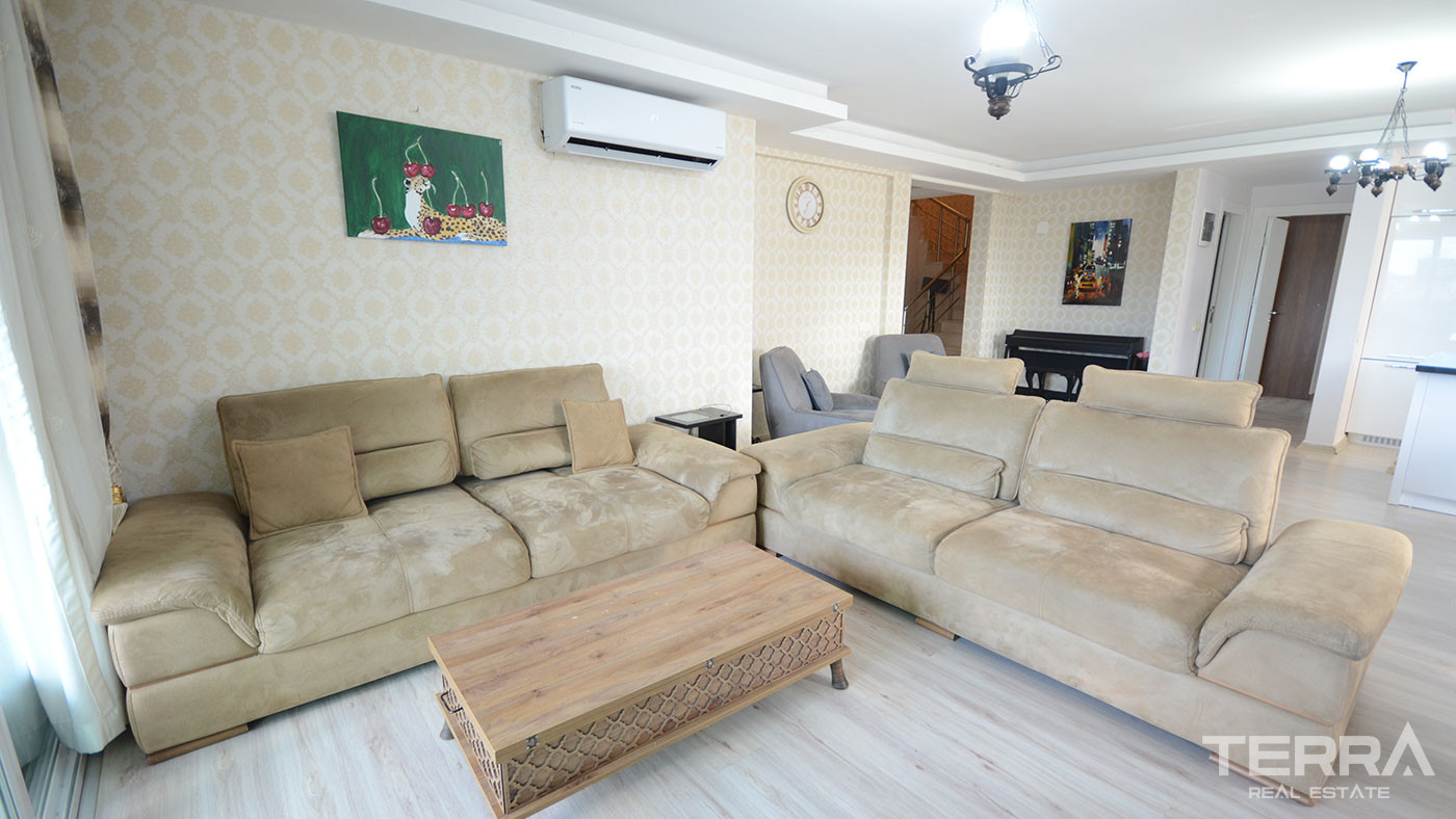 Møbleret lejlighed til salg i Flower Garden 3, Oba, Alanya, Tyrkiet - 114539