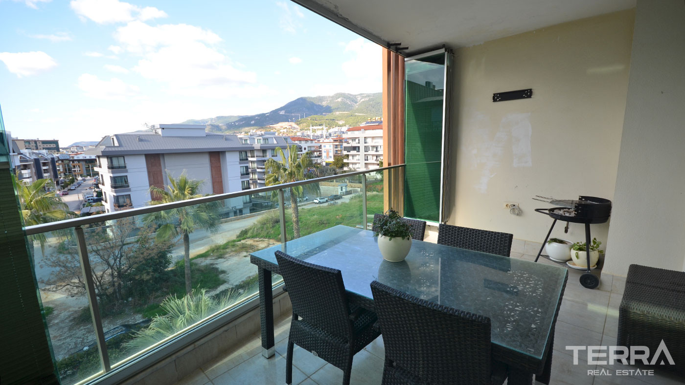 Møbleret lejlighed til salg i Flower Garden 3, Oba, Alanya, Tyrkiet - 114543