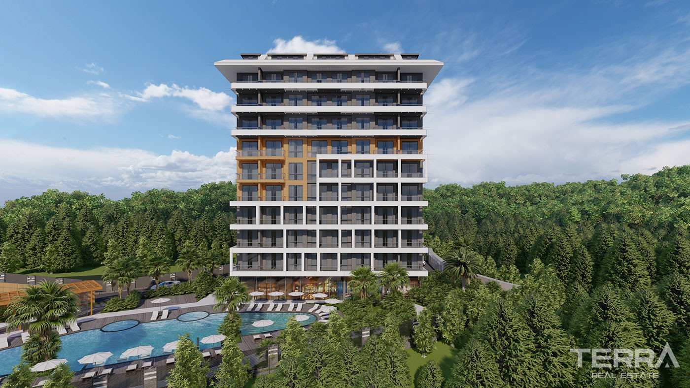 Appartements prêts à emménager à vendre à Tosmur, Alanya, Turquie - 114565