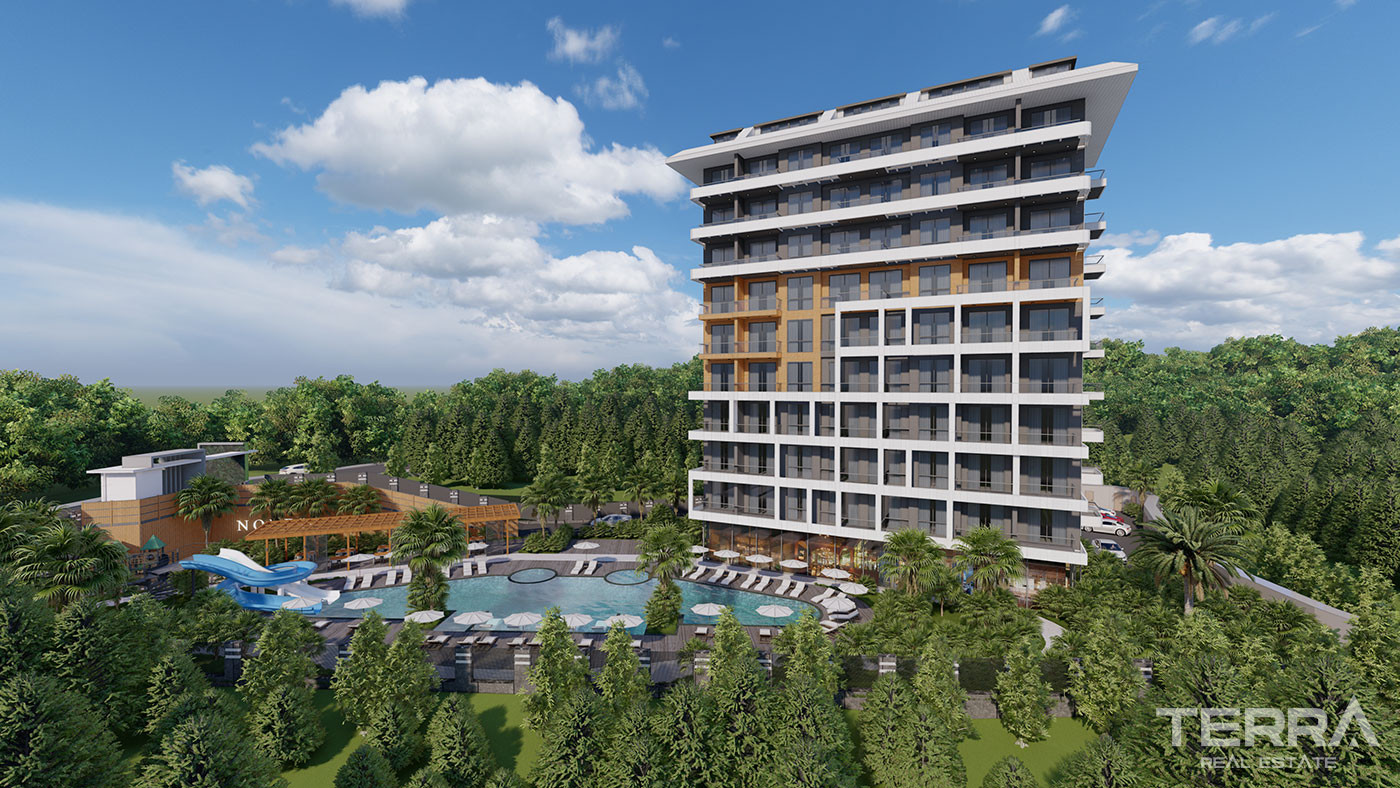 Appartements prêts à emménager à vendre à Tosmur, Alanya, Turquie - 114568