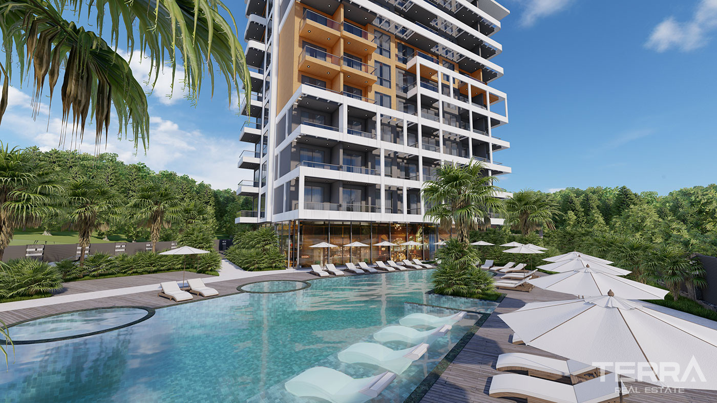 Appartements prêts à emménager à vendre à Tosmur, Alanya, Turquie