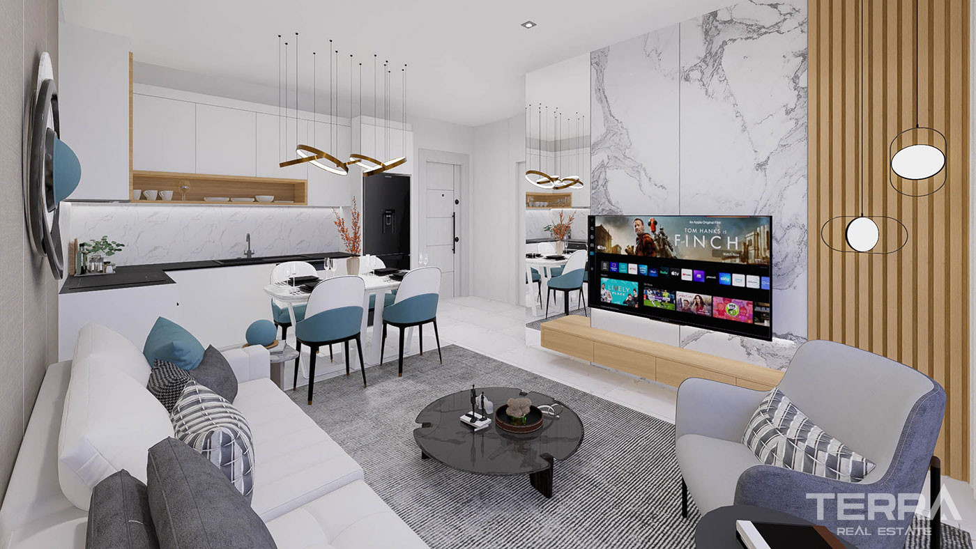 Appartements prêts à emménager à vendre à Tosmur, Alanya, Turquie - 114584