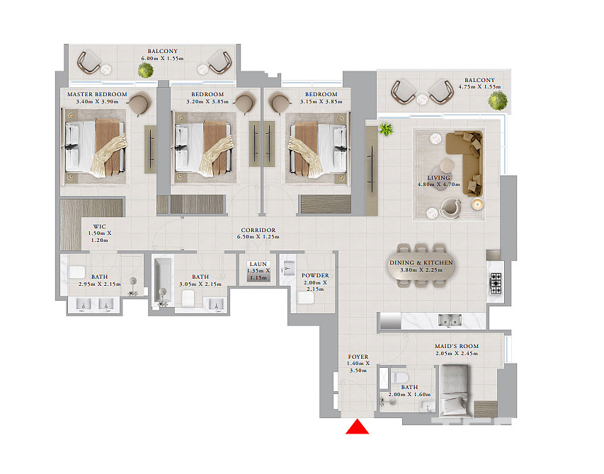 City View Apartments for Sale in Dubai Creek Harbour - 114859