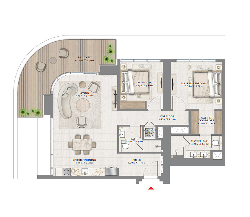 Beachfront Apartments for Sale in Dubai Harbour, Dubai, UAE - 114869