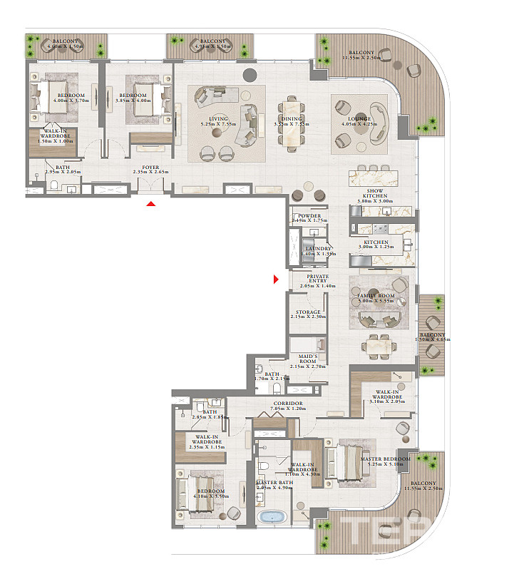 Beachfront Apartments for Sale in Dubai Harbour, Dubai, UAE - 114871