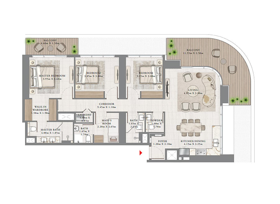 Fully Furnished Apartments for Sale in Dubai Harbour - 114882