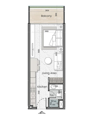 Апартаменты в Jumeirah Village Circle, Дубай - 115038