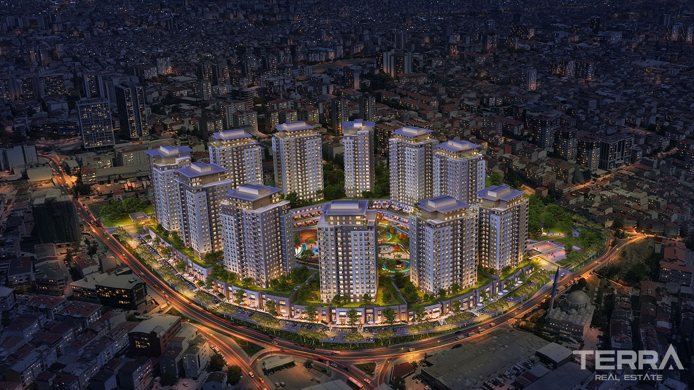 Lejligheder til salg i Bağcılar, centrale Istanbul, Tyrkiet - 115354